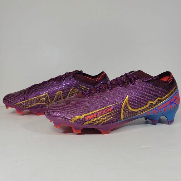 Nike Zoom Mercurial Vapor 15 Elite KM FG Mbappe Mens Sizes DR9996-694 Cleats - Picture 2 of 12